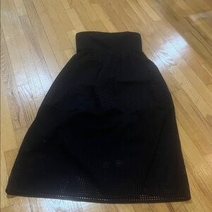 Tibi Elegant Black A-Line Strapless Dress Size 6